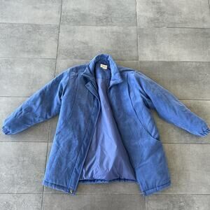 Blue vintage 90s coat jacket